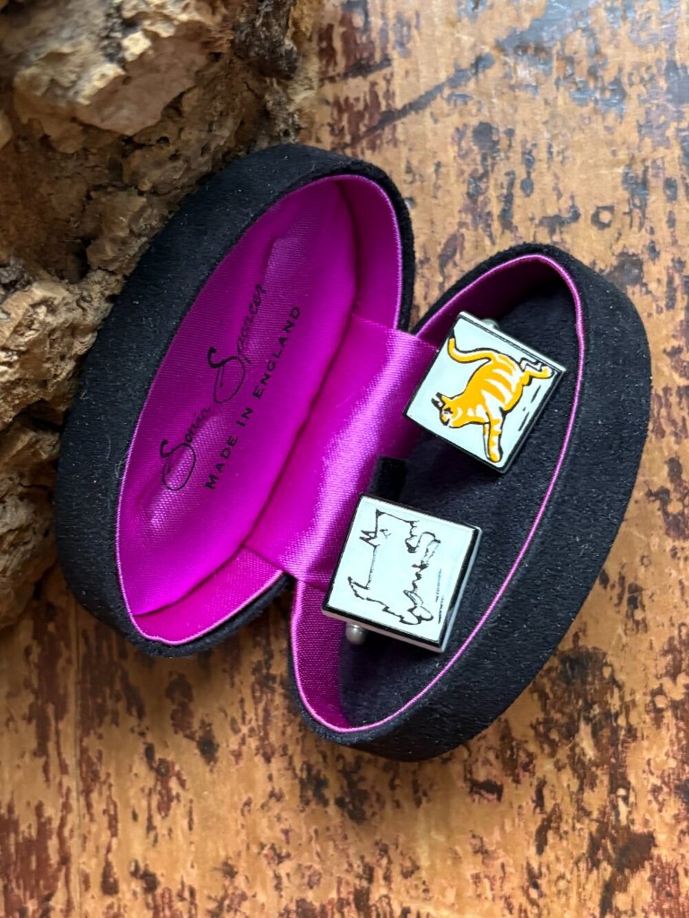Sonia Spencer vintage cuff links